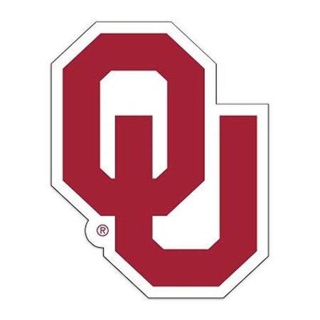 FREMONT DIE CONSUMER PRODUCTS INC Fremont Die 2324548782 Oklahoma Sooners Car Style Magnet - 12 in. 2324548782